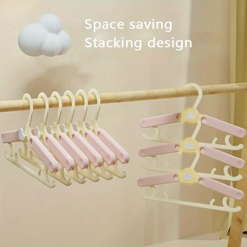Cloud Children's Hangers Multi-functional Baby Plastic Drying And Traceless  Hangers For Clothing Stores - Temu
