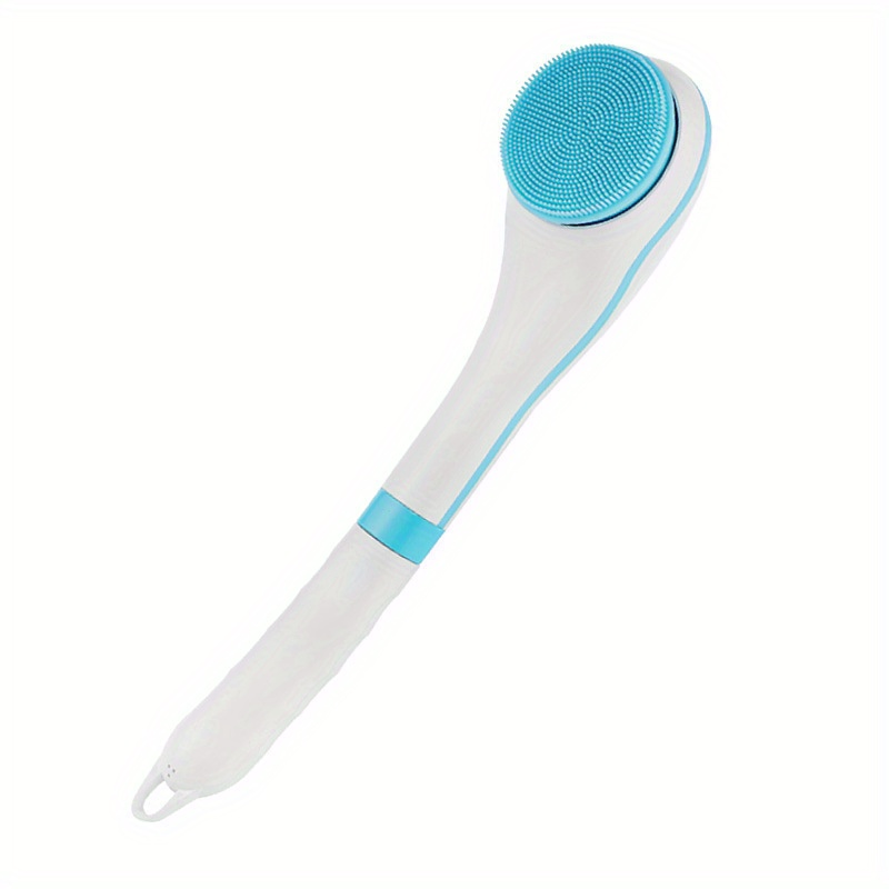 Alltope - Cepillo eléctrico para el cuerpo, cepillo de ducha recargable con  mango largo y 3 cabezales de limpieza, 2 velocidades, cepillo de baño