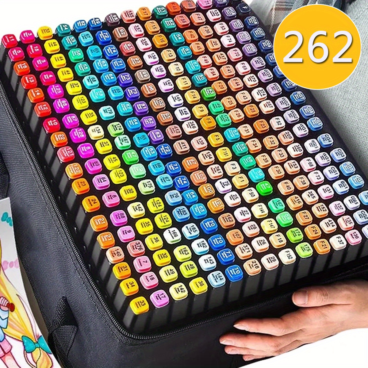 262-color Double-tip Painting Color Can Be Graffiti Oily Markers Bright And  Smooth Color High-quality Material School Supplies - Art Markers -  AliExpress