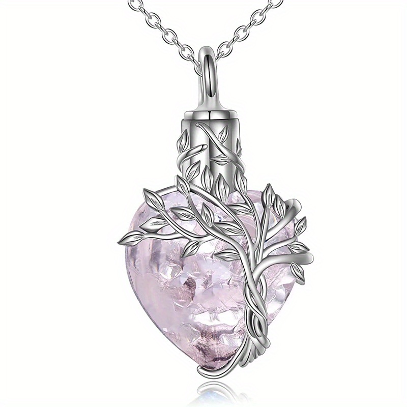 Crystal clearance cremation necklace