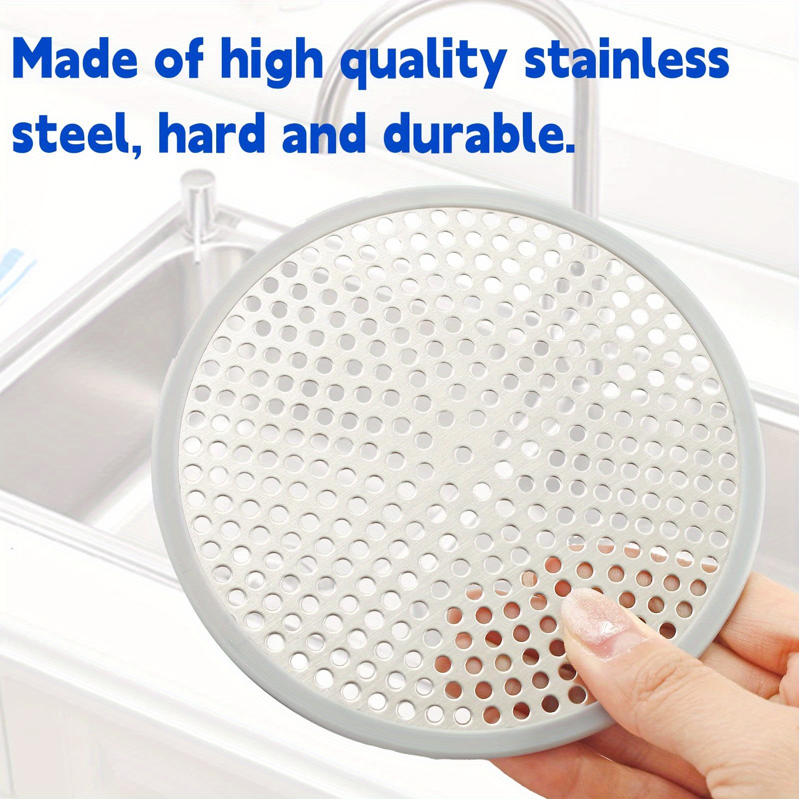 Shower Drain Hair Catcher Cover Strainer Stall Drain Temu