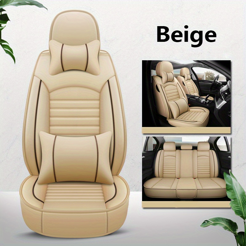 Fundas Universales para Asientos de Coche 5 Plazas Beige