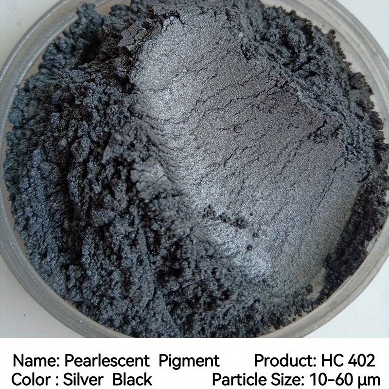 Coal Pearl - Gunmetal Gray Car Paint Solid Color Mica Pigment