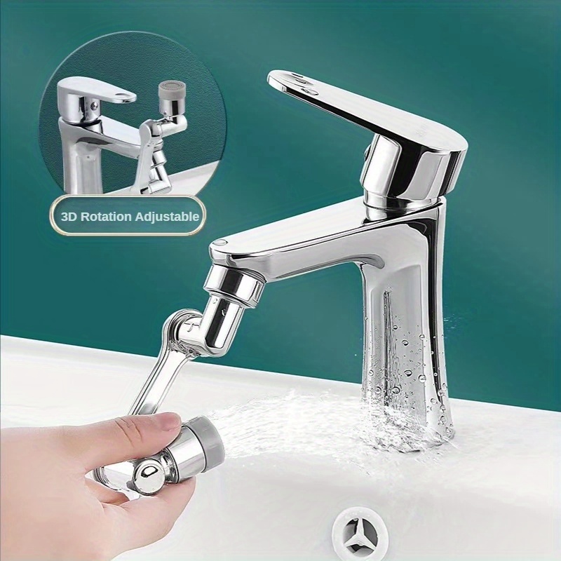 Embout de robinet pivotant, 1080 degrés rotatif pour robinets