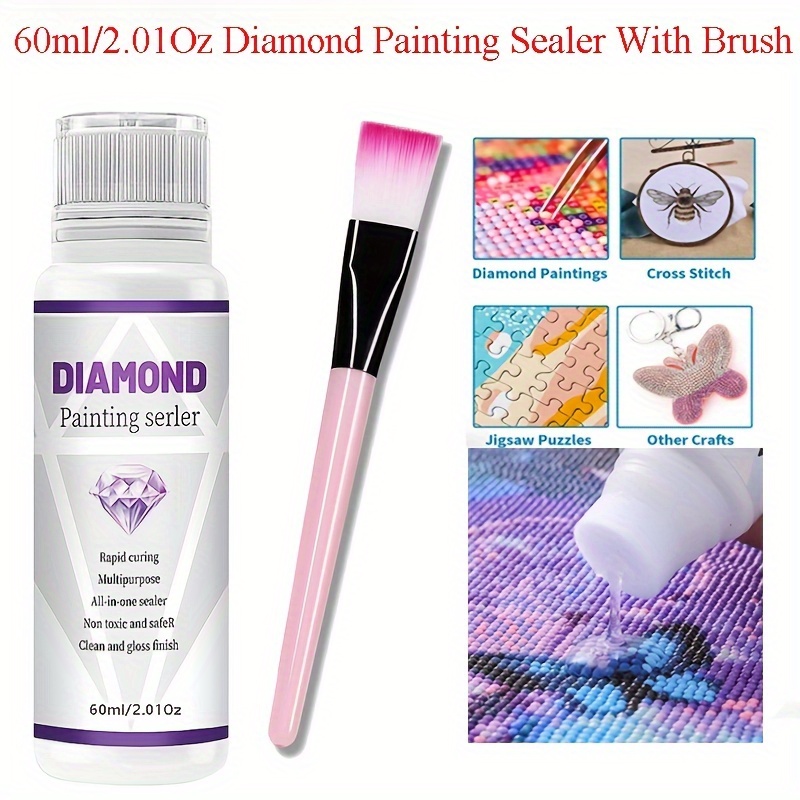 5d Diamond Painting Art Glue Permanent Hold Shine Effect Puzzle Sealer  Sticky Diamond Embroidery Mosaic Glue Gel Accessories - AliExpress