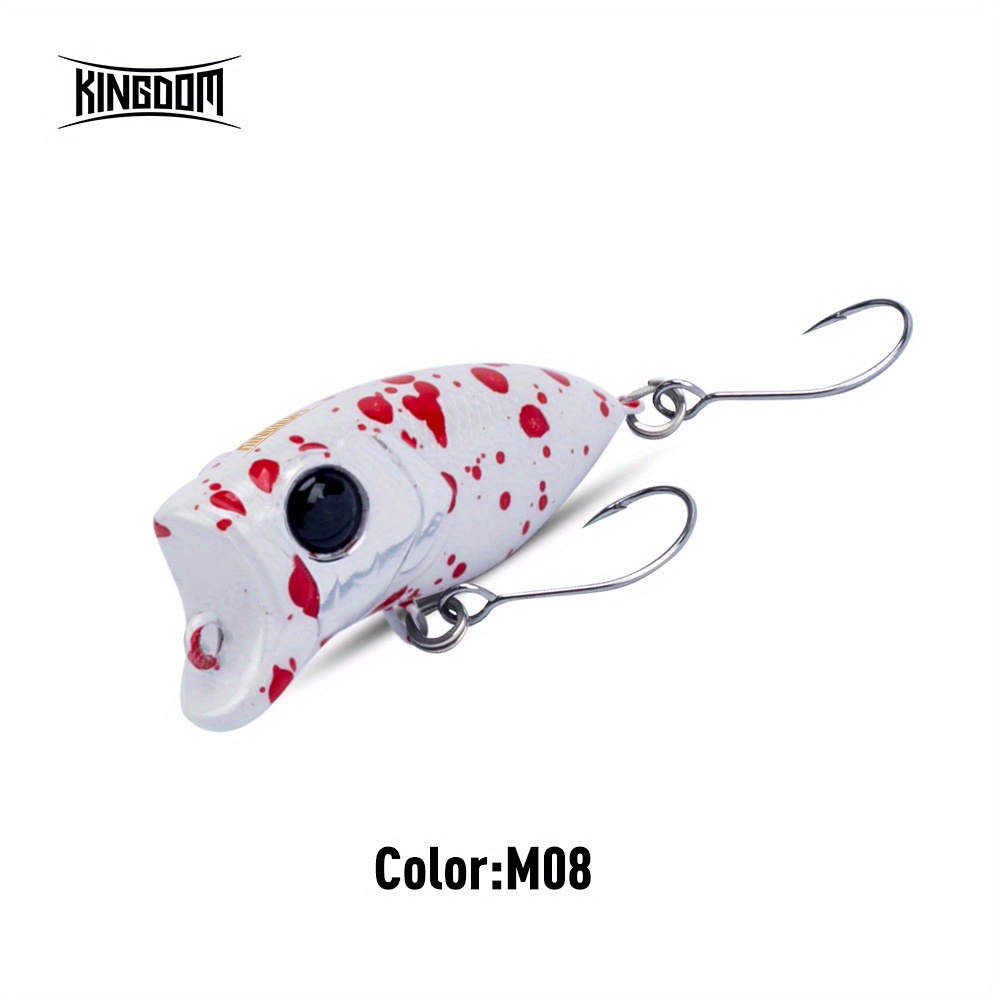 Mini Topwater Floating Popper Lure Lightweight Plastic - Temu