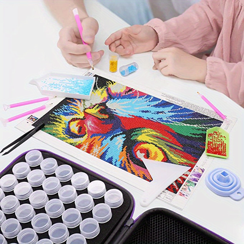 Diamond Painting Kit Butterfly Printing 60 Slots Color - Temu