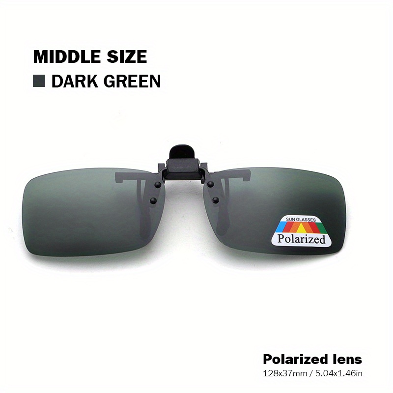 Polarized Clip-On Sunglasses UV Protection Men Driving