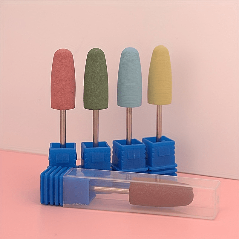 Silicone Head Nail Grinders Bits for Nail Art