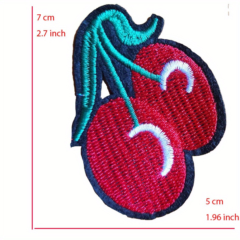 Flowers Fruits Roses Embroidery Applique For Clothing - Temu