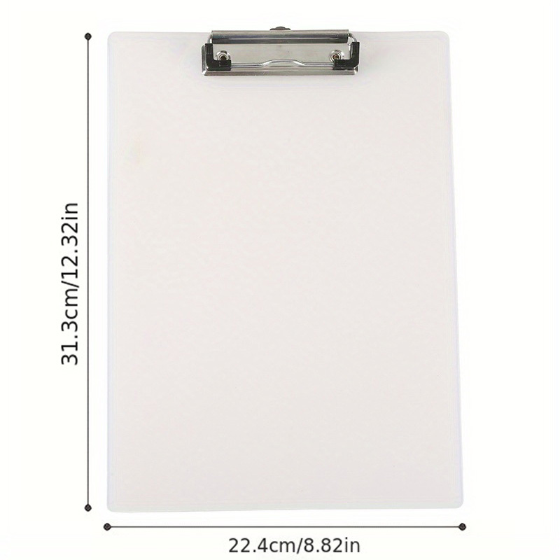 Transparent Plastic Office Folder A4 Size Writing Board