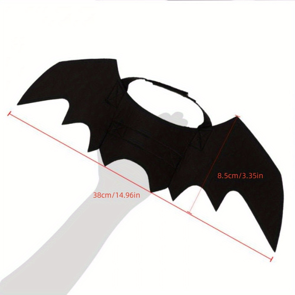 Pet Costume Pet Black Bats Wings Costume Bat Wings Cosplay Festive Pet ...