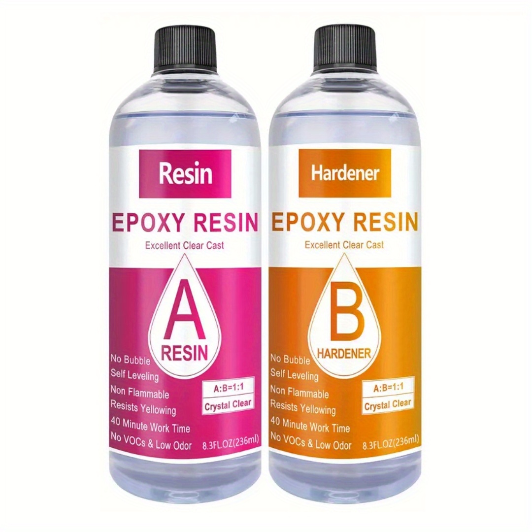 LET'S RESIN 2 Part Clear Epoxy Resin, 44OZ Crystal Clear Epoxy Resin for  Crafts, Fast Cure Resin for Coating,Table Top,Jewelry,Tumbler,Paintings,  Arts Casting Resin with Cups, Pigment Powder – Let's Resin