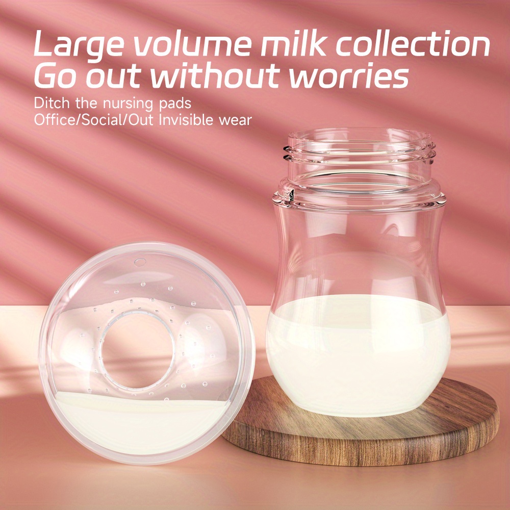 Recolector de leche materna Conchas para el pecho Tazas de lactancia  ahorradoras de leche para un gran suministro de leche, almohadillas  desechables p