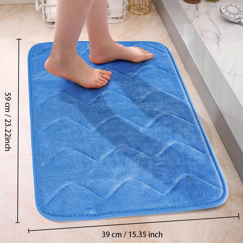 Memory Foam Bath Mats for Bathroom Floor,Ultra Soft Non Slip Thick