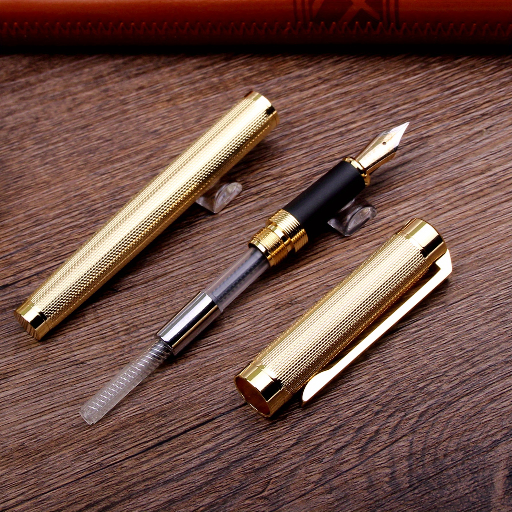 Calligraphy Fountain Pen Set 6 Nibs and 1 Pen Gold Plated Best