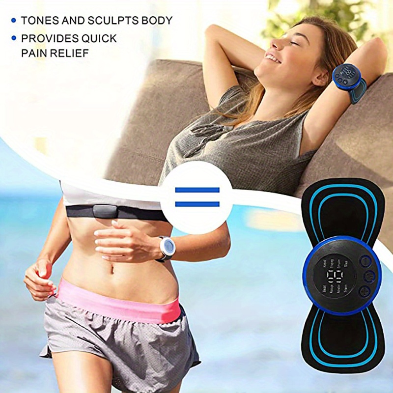 Mini Portable Electric Neck Massager Patch - Relieve Back & Shoulder Hip  Pain Instantly With Cervical Massage Pad - Temu