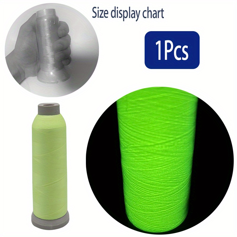 Photoluminscent Embroidery Thread Polyester Glow in The Dark