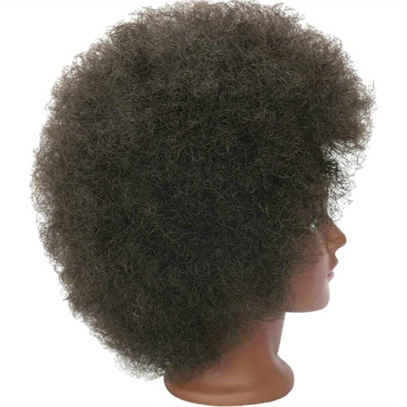 Professional Mannequin Head Short Afro Curly Hair Perfect Temu