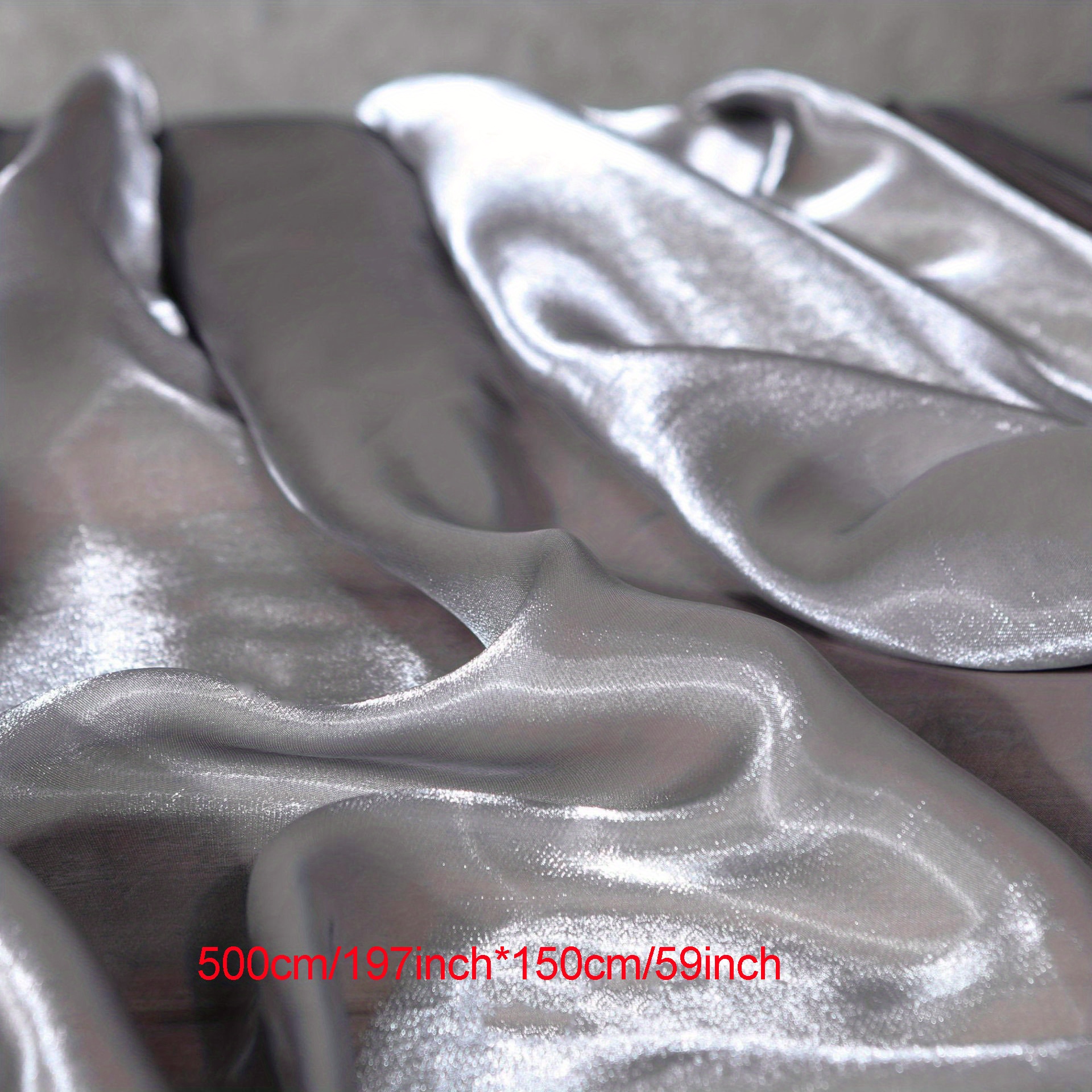 Star Satin Semi Sheer Yarn Fabric Glossy Silky Soft Light - Temu