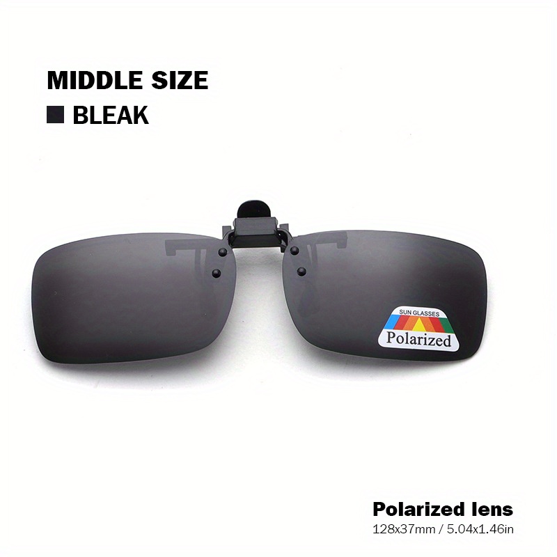 Polarized Clip-On Sunglasses UV Protection Men Driving