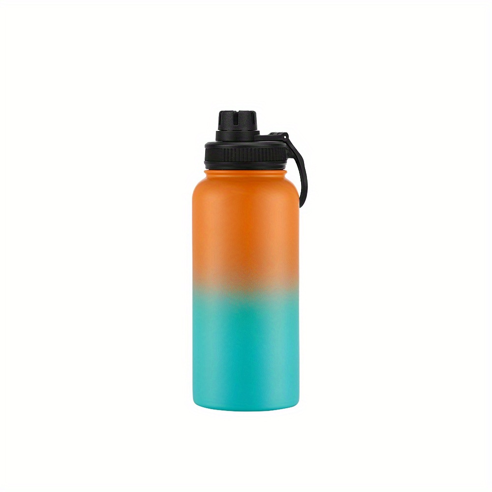 32oz Hydro Flask Water Bottle Stainless Steel Wide Mouth Orange