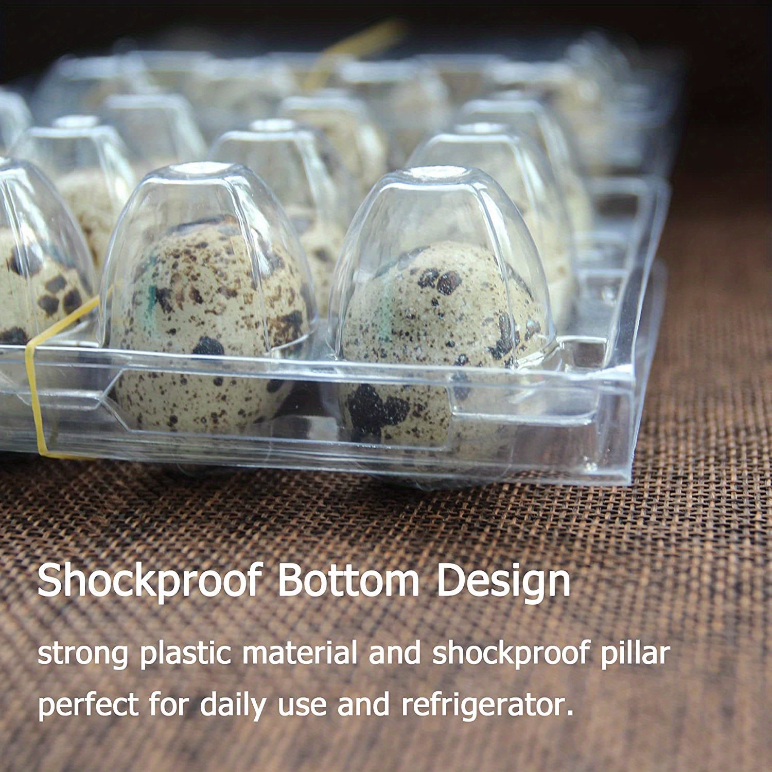 Reusable Quail Egg Cartons Clear Plastic Container Market Temu
