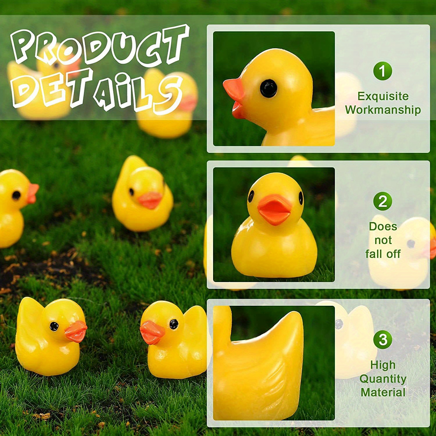 Mini Resin Ducks Miniature Duck Family Prank - Temu United Kingdom