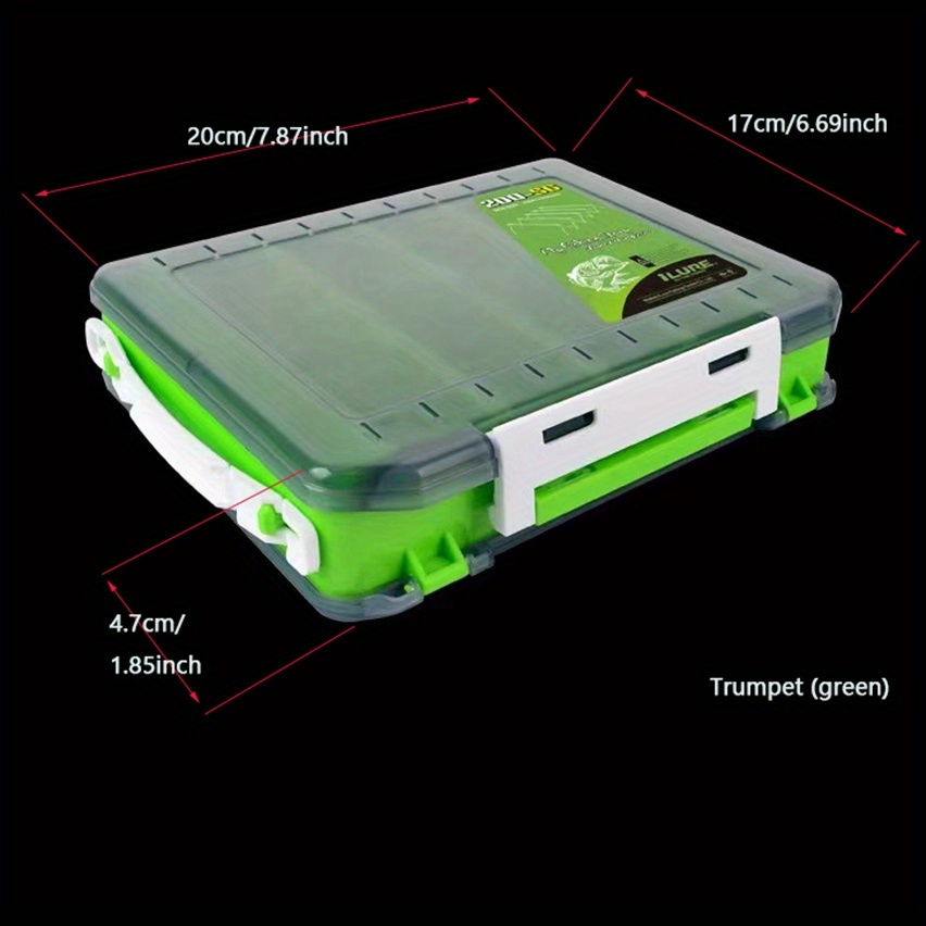 Portable Waterproof Double sided Fishing Tackle Organizer - Temu