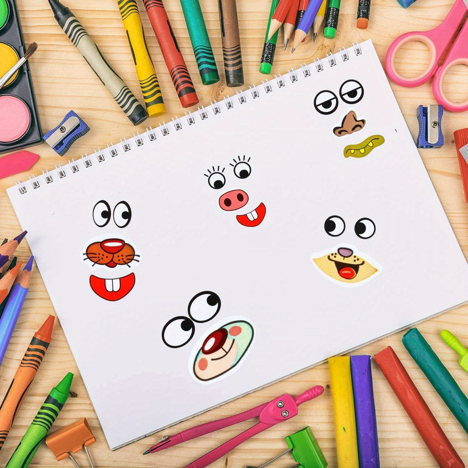 Self Adhesive Dragon Animal Eye Googly Wiggle Eyes For Diy Temu