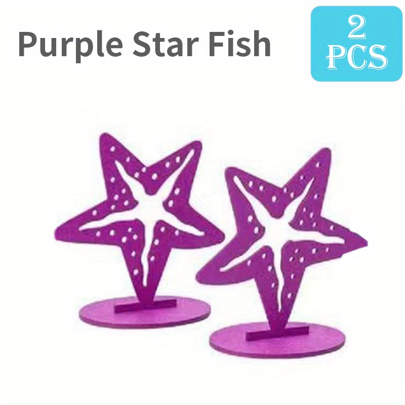 2pcs Mermaid Birthday Decorations Felt Table Centerpiece Under The Sea  Party Decorations Supplies For Ocean Theme Little Mermaid Birthday Party, Check Out Today's Deals Now