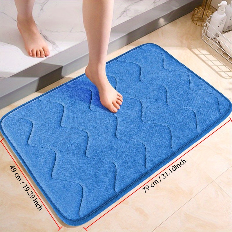 Super Absorbent Mat ,Slip-Resistant Bathing Room Rug Floor Door
