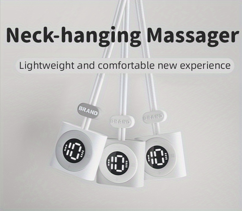 Electric Smart Neck Massager Vibration Pulse Cervical Device USB