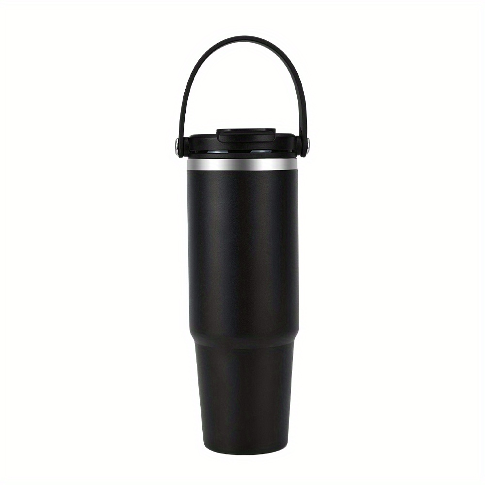 YETI Rambler 35 oz Straw Mug, Vacuum Insulated, Stainless Steel, Black :  : Home