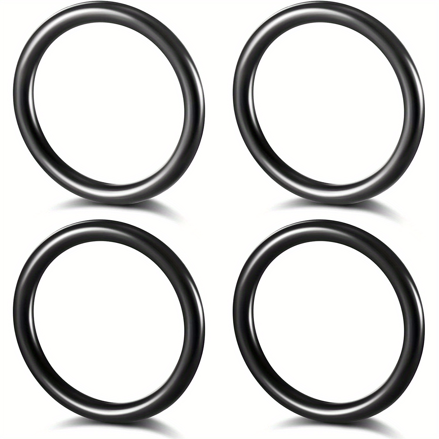 4/8/16pcs Bumper Fender Fasteners O Rings | Quick Release Rubber Bands, Applicable, Synthetic Material