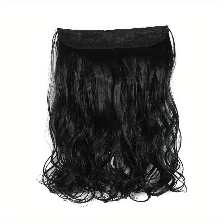 Long Wavy Hair Extensions Invisible Wire Hairpiece