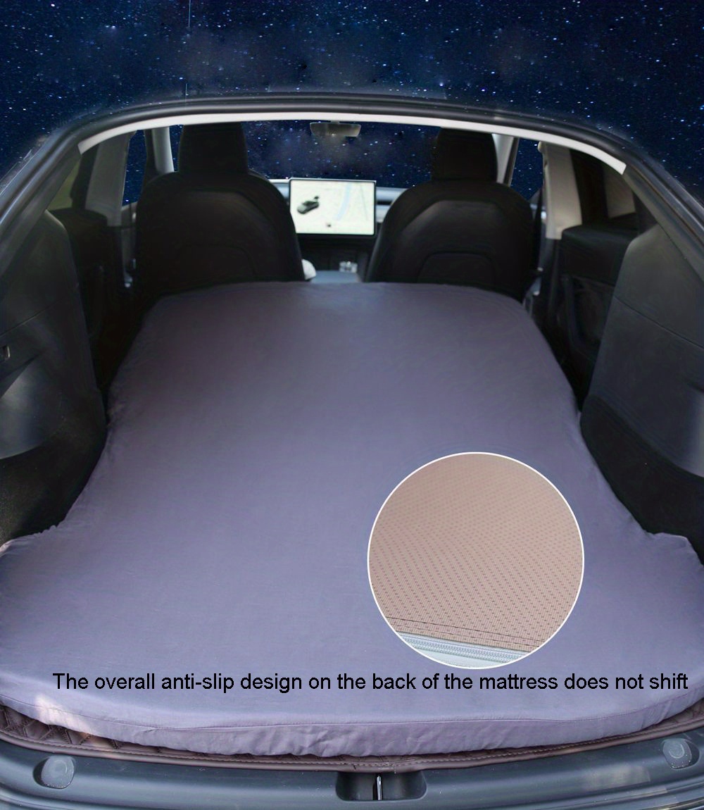 Matelas de voiture Non gonflable modèle Tesla 3/Y, mousse à mémoire de  forme, lit de voyage, de Camping pliant, accessoires de voiture - AliExpress