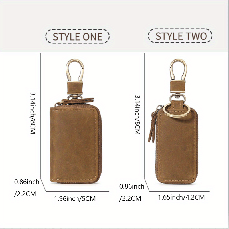 Upgrade Car Keys Universal Leather Keychain Set A Crazy Temu New Zealand