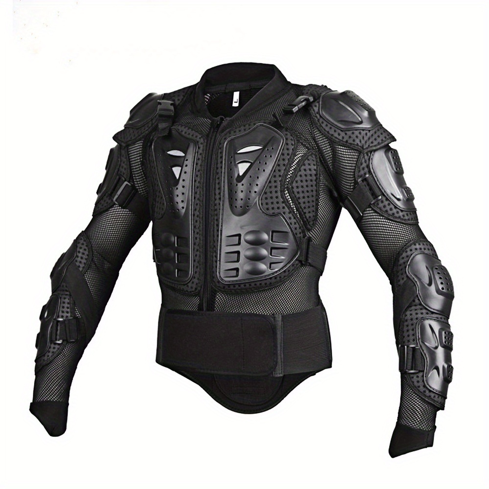 Acheter Veste blindée de protection de poitrine pour moto adulte,  protection de la colonne vertébrale, gilet de Motocross, équipement de  protection
