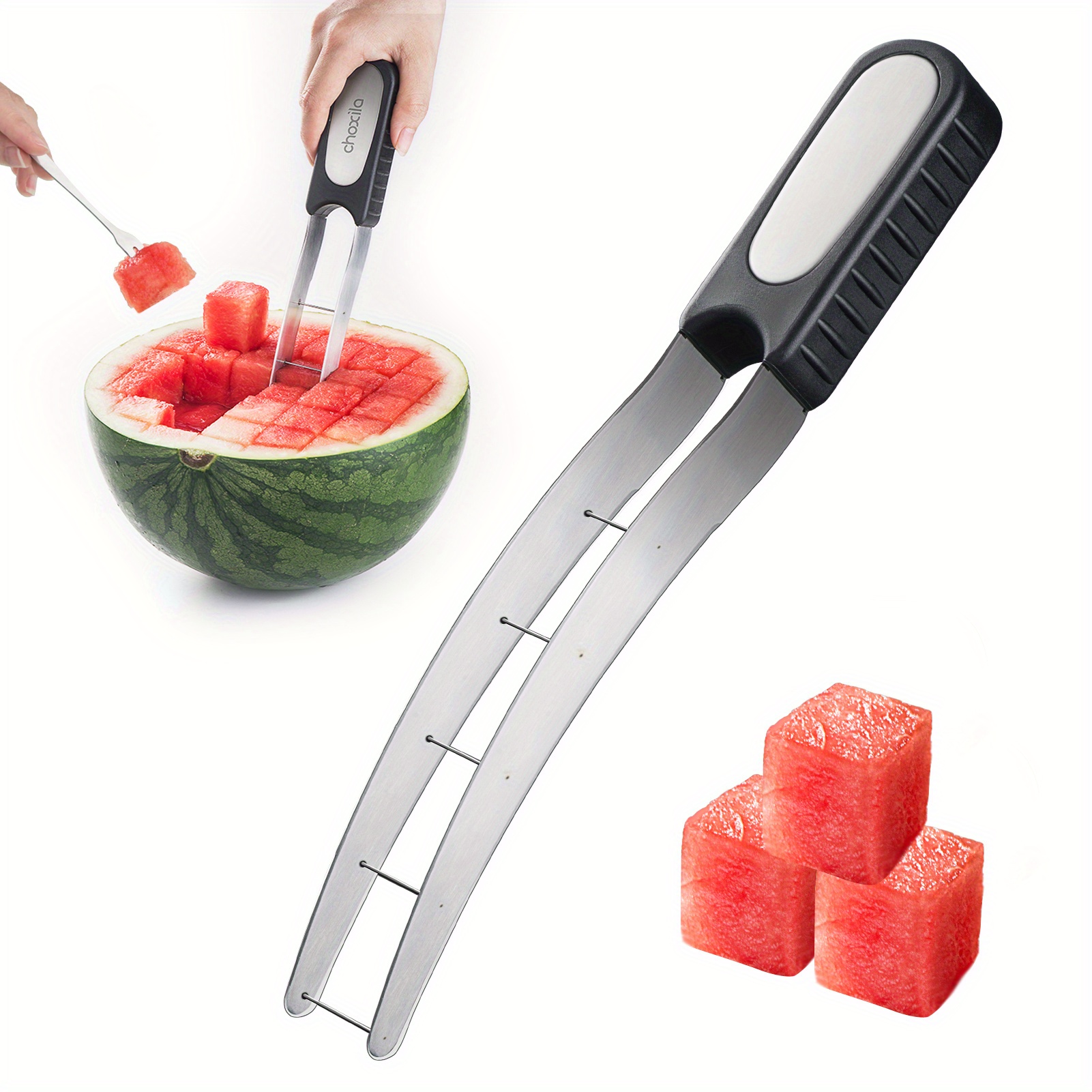 1pc 304 Stainless Steel Watermelon Slicer, Multifunctional And