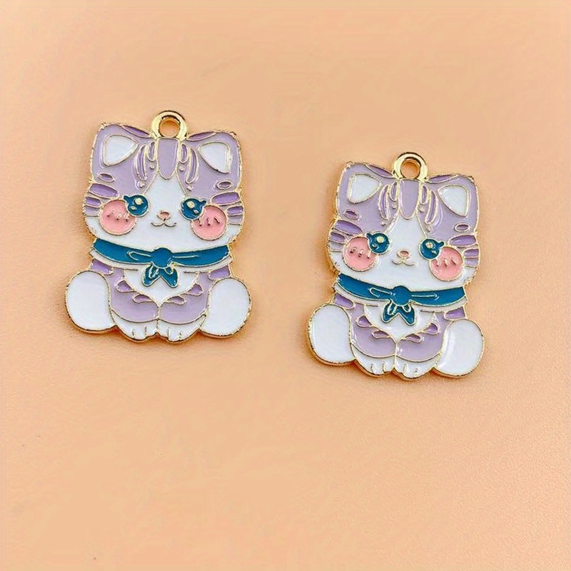 50pcs Cute Cartoon Resin Charms For Jewelry Making Bulk With Box, 3D Mini Charms Pendant Cartoon Animal Ornament DIY Cute Charms For Bracelets Necklac