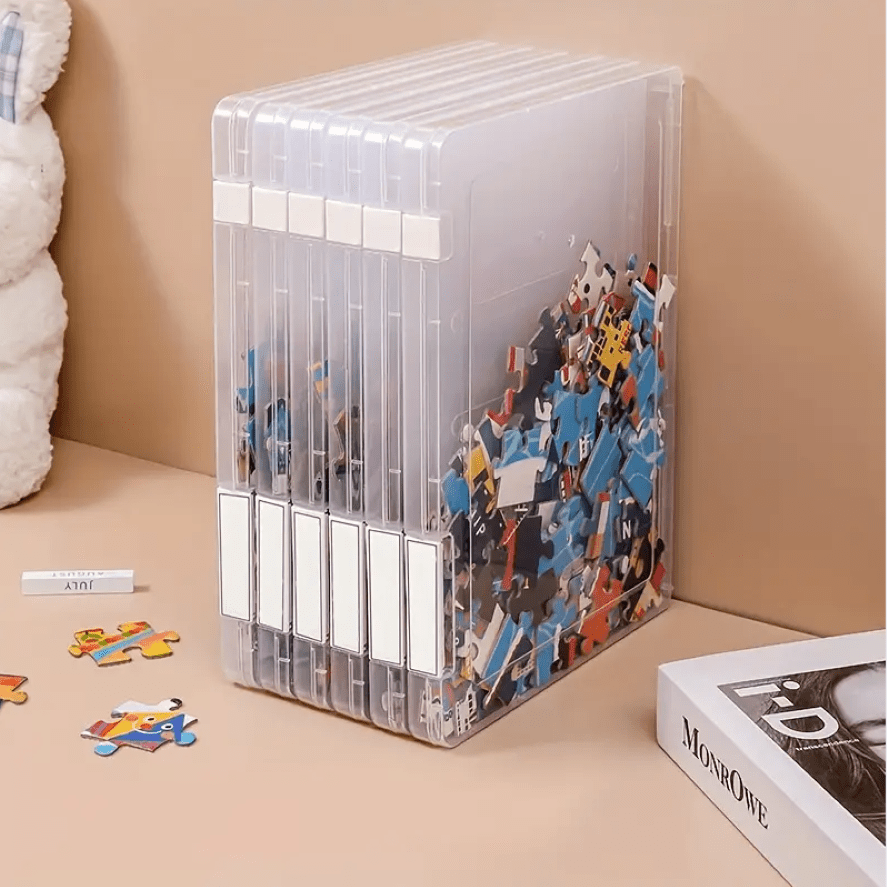 1 pièce transparent Jouet puzzle Boîte De Rangement - Utiliser Ce  Transparent puzzle Boîte De Rangement À Organiser Ton Bâtiment, Mode en  ligne