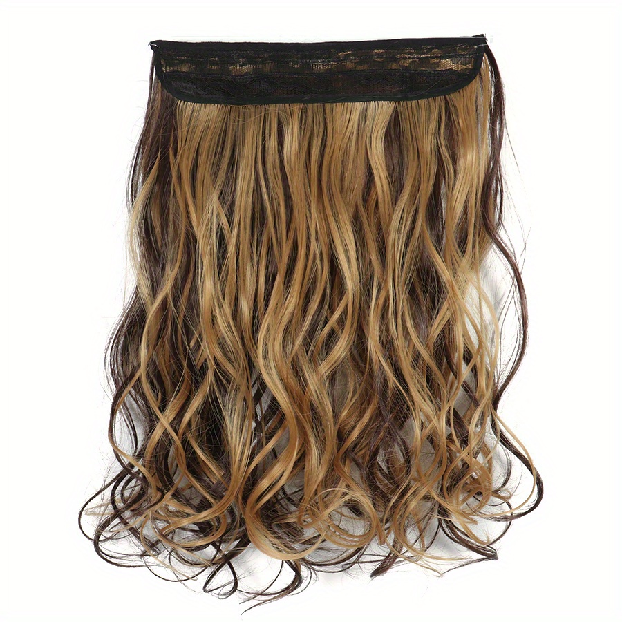 Long Wavy Hair Extensions Invisible Wire Hairpiece