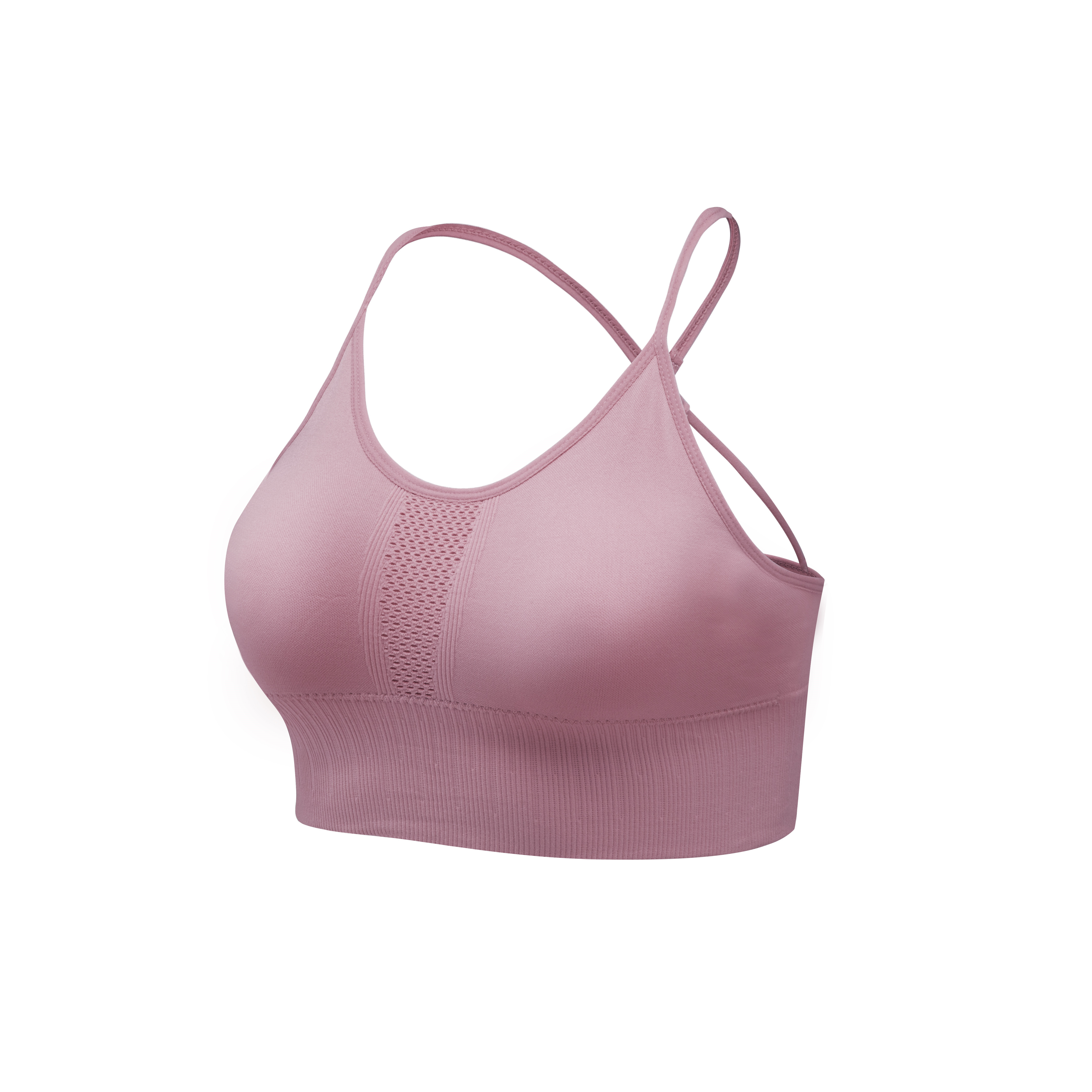 Comfortable Low Impact Strappy Sports Bra Wirefree Padded Yoga Top With  Criss Cross Back Design From Lucky_lulu1222, $18.33