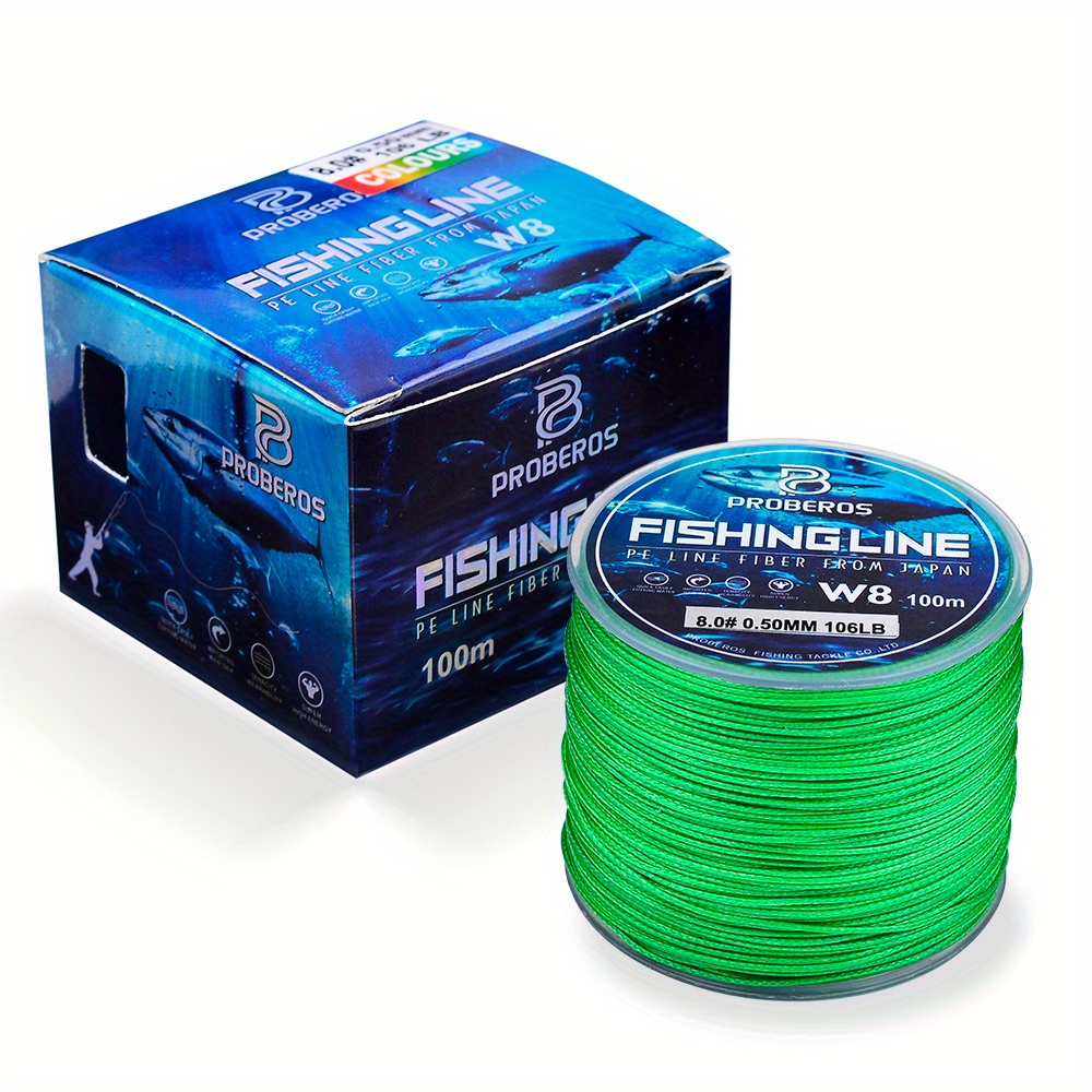 Proberos Fishline 4 Weaves 2000m-2187yds Braided Fishing Line Red/green/ black 4 Strands Fishing Wire 6lb-100lb Unfade Yarn Cord - Fishing Lines -  AliExpress