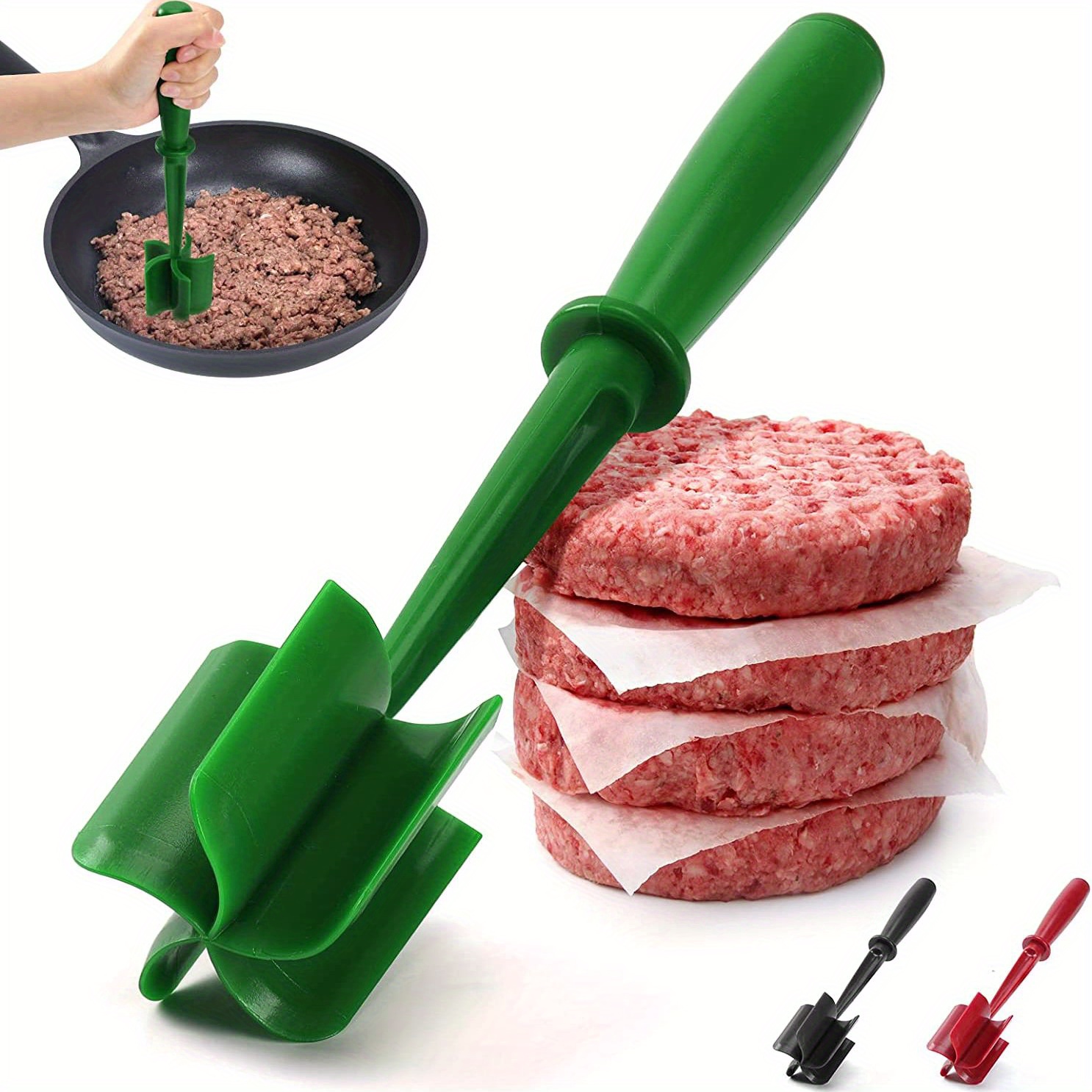 Meat Chopper Heat Resistant Meat Masher For Hamburger Meat - Temu