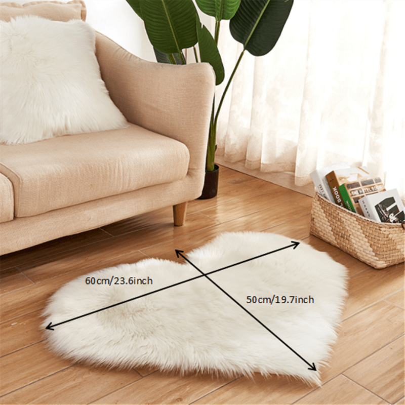 Faux Fur Rug Sofa Chairs Cover, Grey Small Rug for Bedroom, 2X3 Shaggy  Furry Rug for Kids Room, Shag Fluffy Rug for Nursery Room, Soft Fuzzy Plush