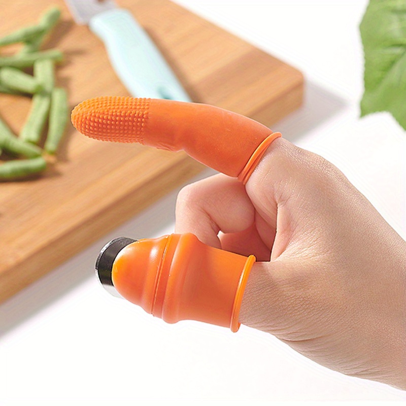 Silicone World 1 Set Silicone Finger Protector Thumb Knife Cutting