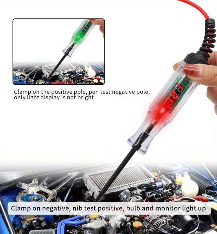 6v/12v/24v Digital Test Light Electric Pen Professional Circuit