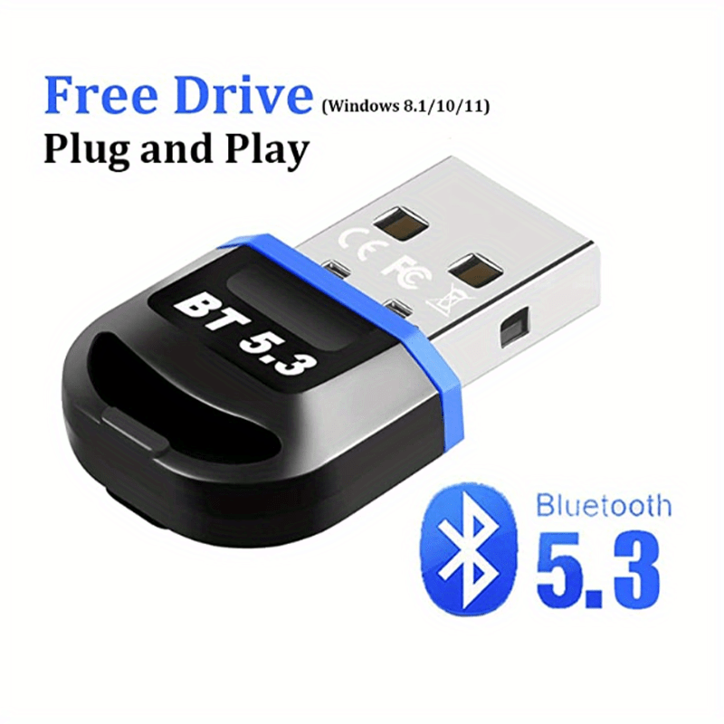 Adaptateur Bluetooth pour pc Usb Bluetooth Dongle 5.0 spécialement pour  Windows 7 8.1 10 11 Desktop